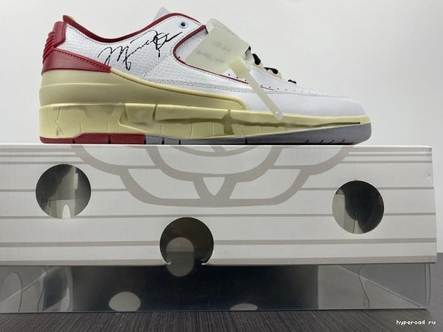 Jordan Retro White Off-White Red SP 2 DJ4375-106 Low 0611